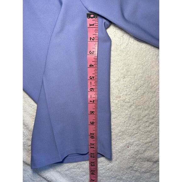 adidas Golf Shorts Womens SM - Pull On Bermuda Lightweight Stretch Periwinkle - Picture 4 of 8